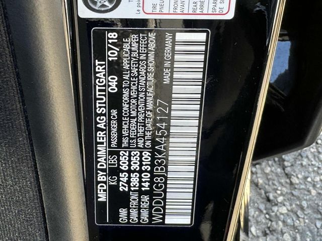 2019 Mercedes-Benz S 63 Amg